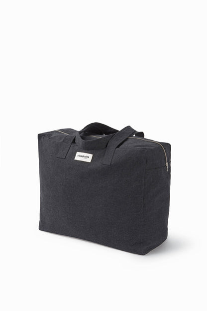 Sac Elzévir Rive Droite coton recyclé noir - vue 3