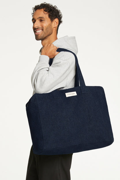 Sac Elzévir Rive Droite denim brut Raw - vue principale