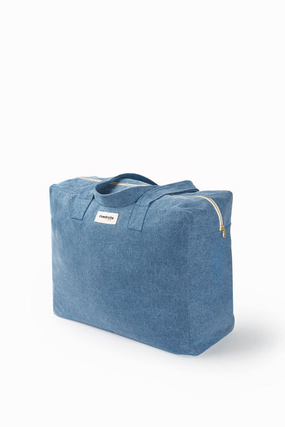 Sac Elzévir Rive Droite denim clair Stone washed - vue 4