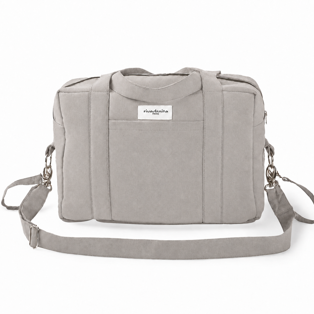 Sac a langer Darcy Rive Droite gris vue de face