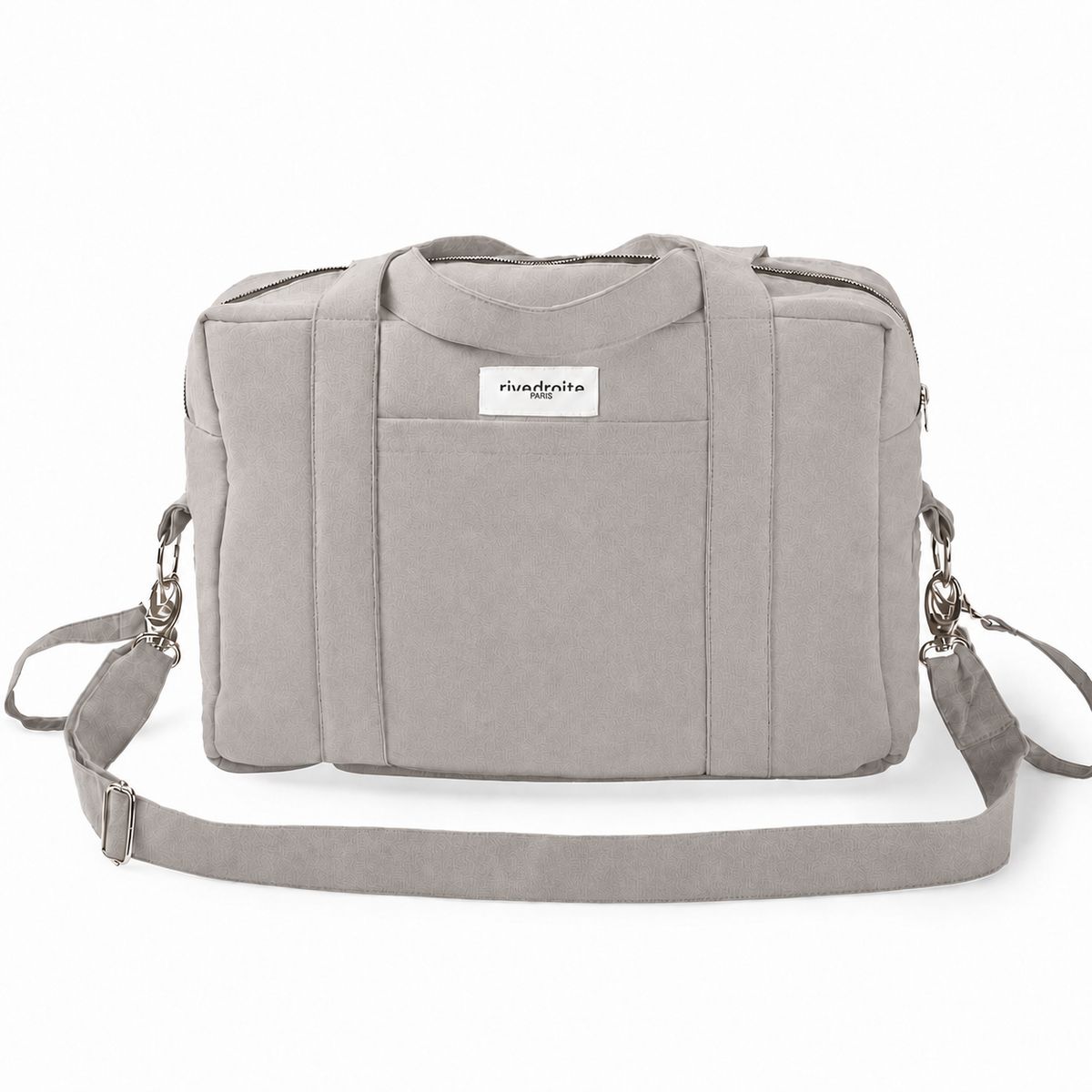 Sac a langer Darcy Rive Droite gris vue de face