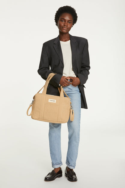 Sac a langer Mini Darcy Rive Droite beige sand - vue principale