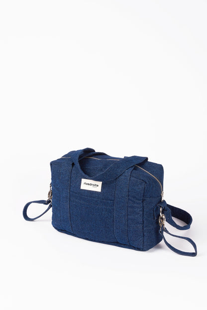 Sac a langer Mini Darcy Rive Droite denim brut - vue 3