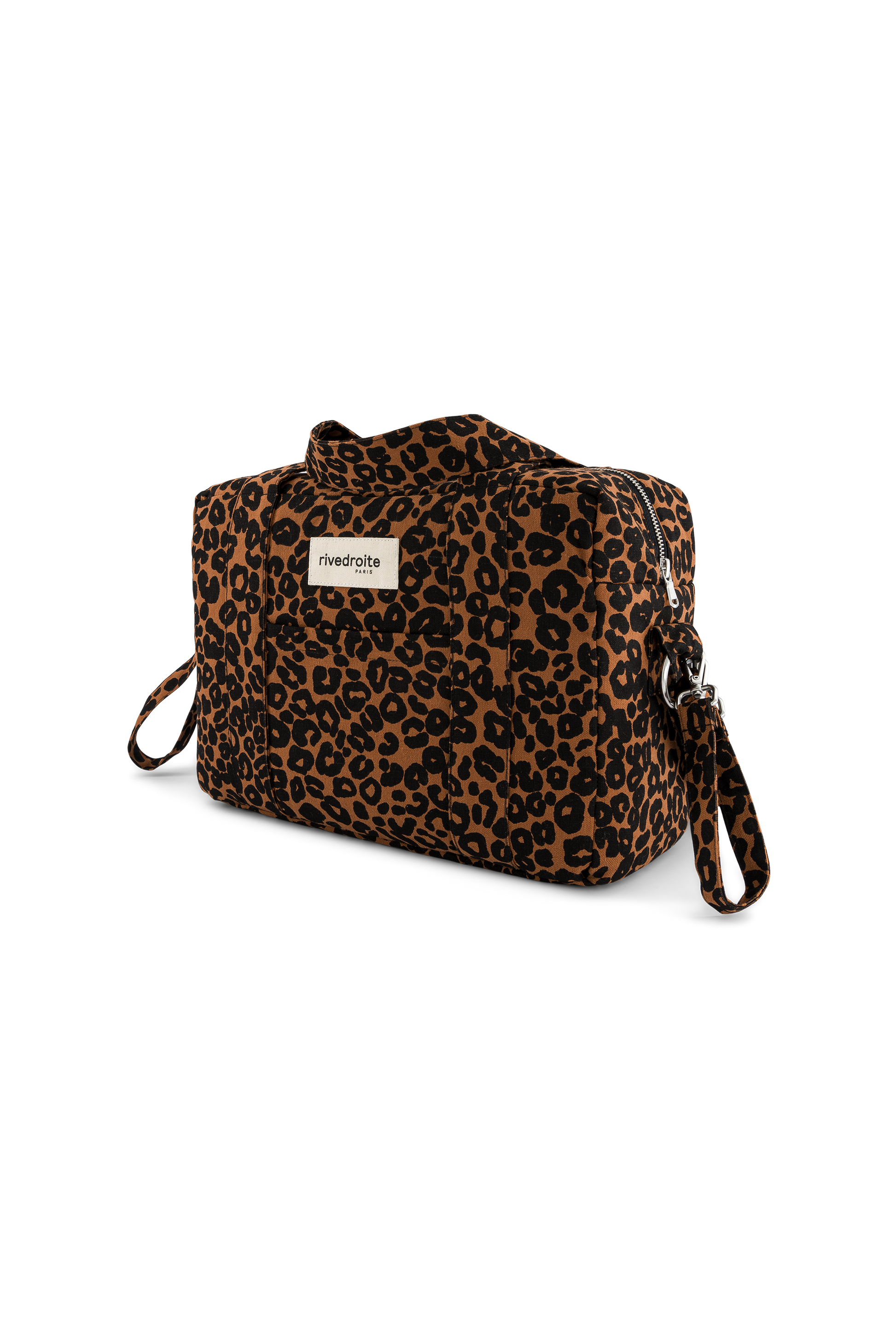 Sac a langer Mini Darcy Rive Droite leopard vue interieur