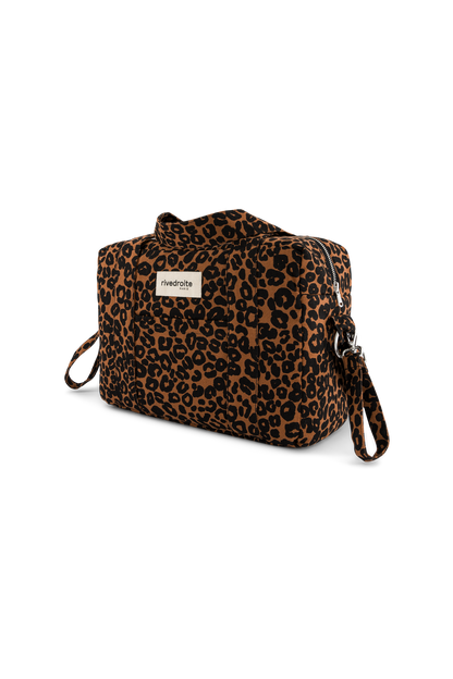 Sac a langer Mini Darcy Rive Droite leopard vue interieur