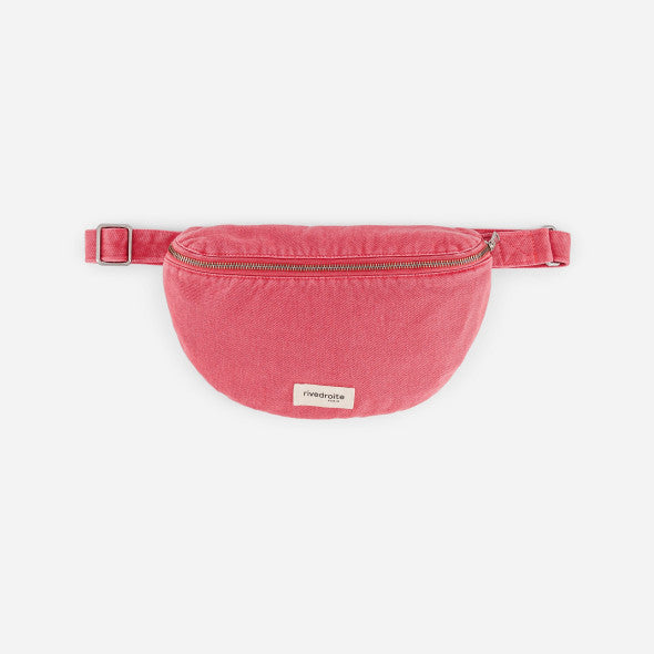 Sac banane Custine sergé de coton Rive Droite - Melrose Pink - vue principale