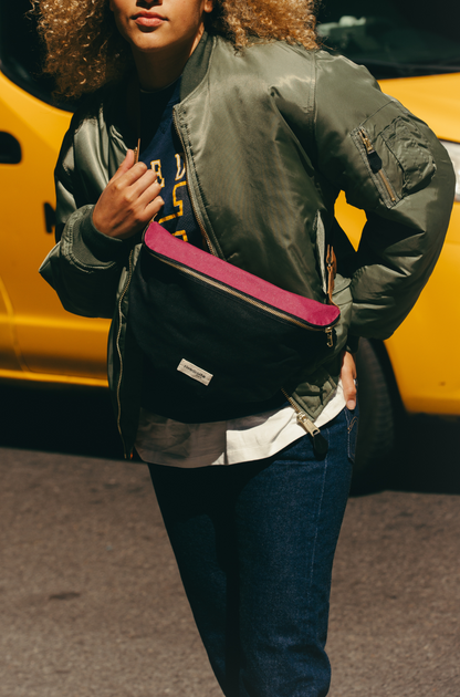 Sac banane Custine XL coton ciré Rive Droite - Brooklyn - vue 3