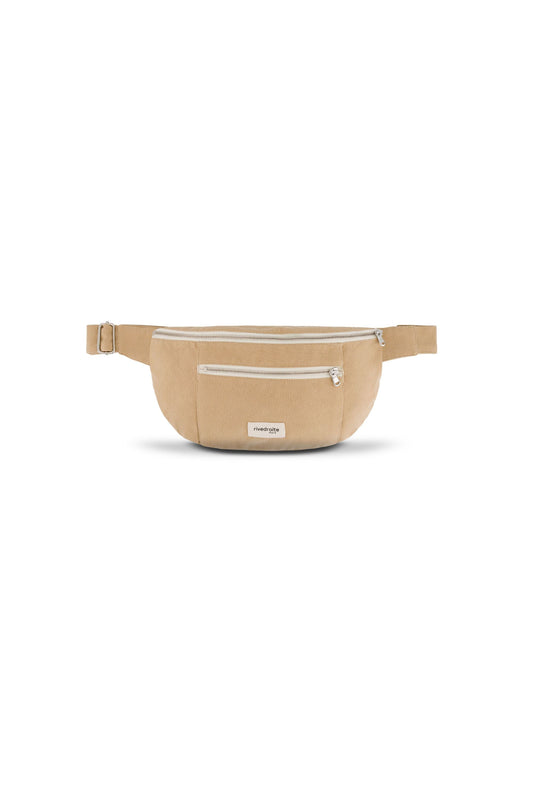 Sac banane Orsel L coton recyclé Rive Droite - Beige Dust / Sand - vue 2