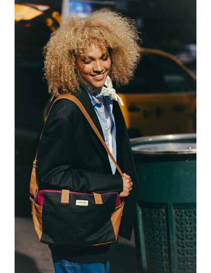 Sac Sauval Rive Droite coton ciré Brooklyn - vue 3