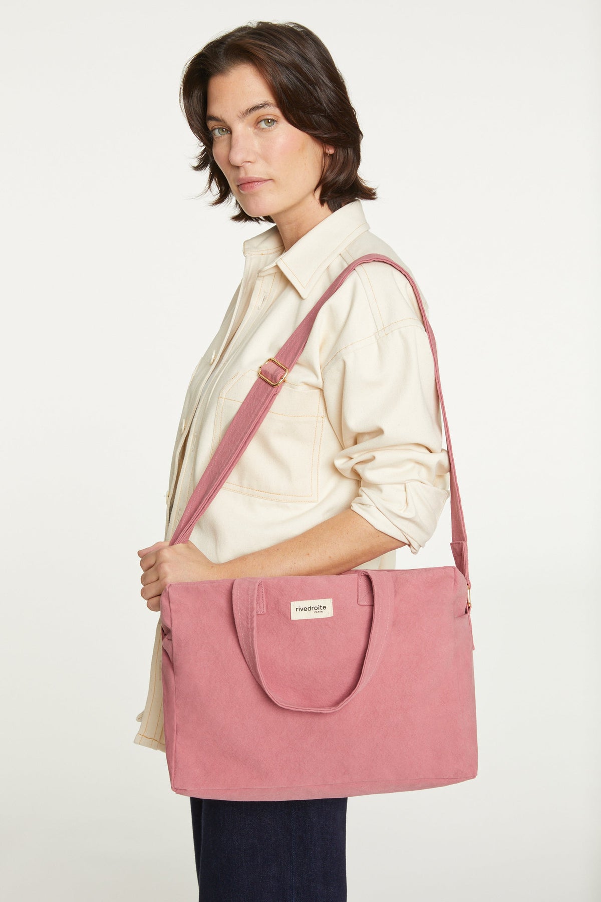 Sac Sauval Rive Droite bois de rose - vue principale