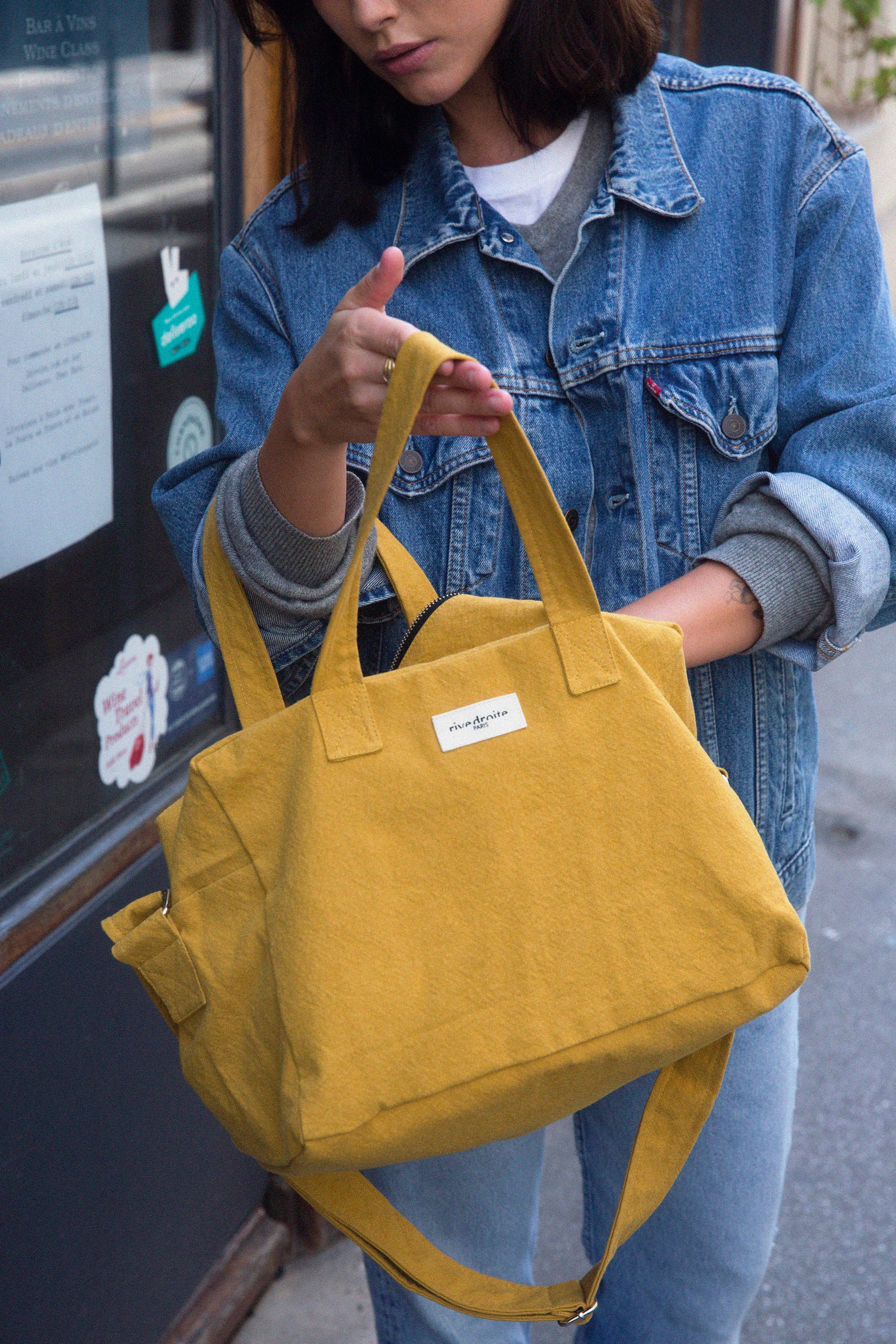 Sac Sauval Rive Droite moutarde Mustard - vue 2
