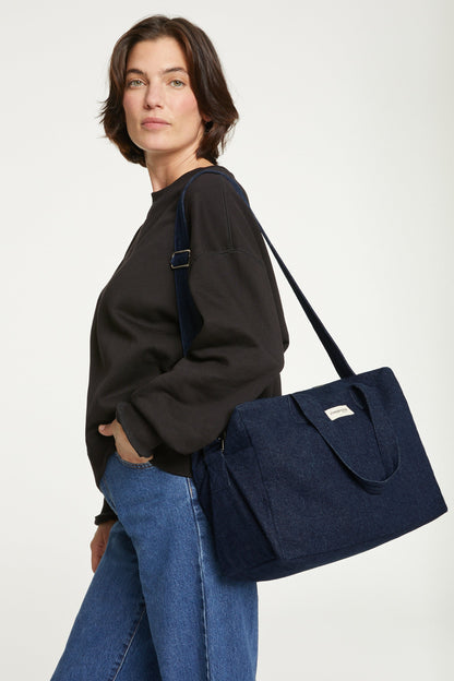 Sac Sauval Rive Droite denim brut Raw - vue principale