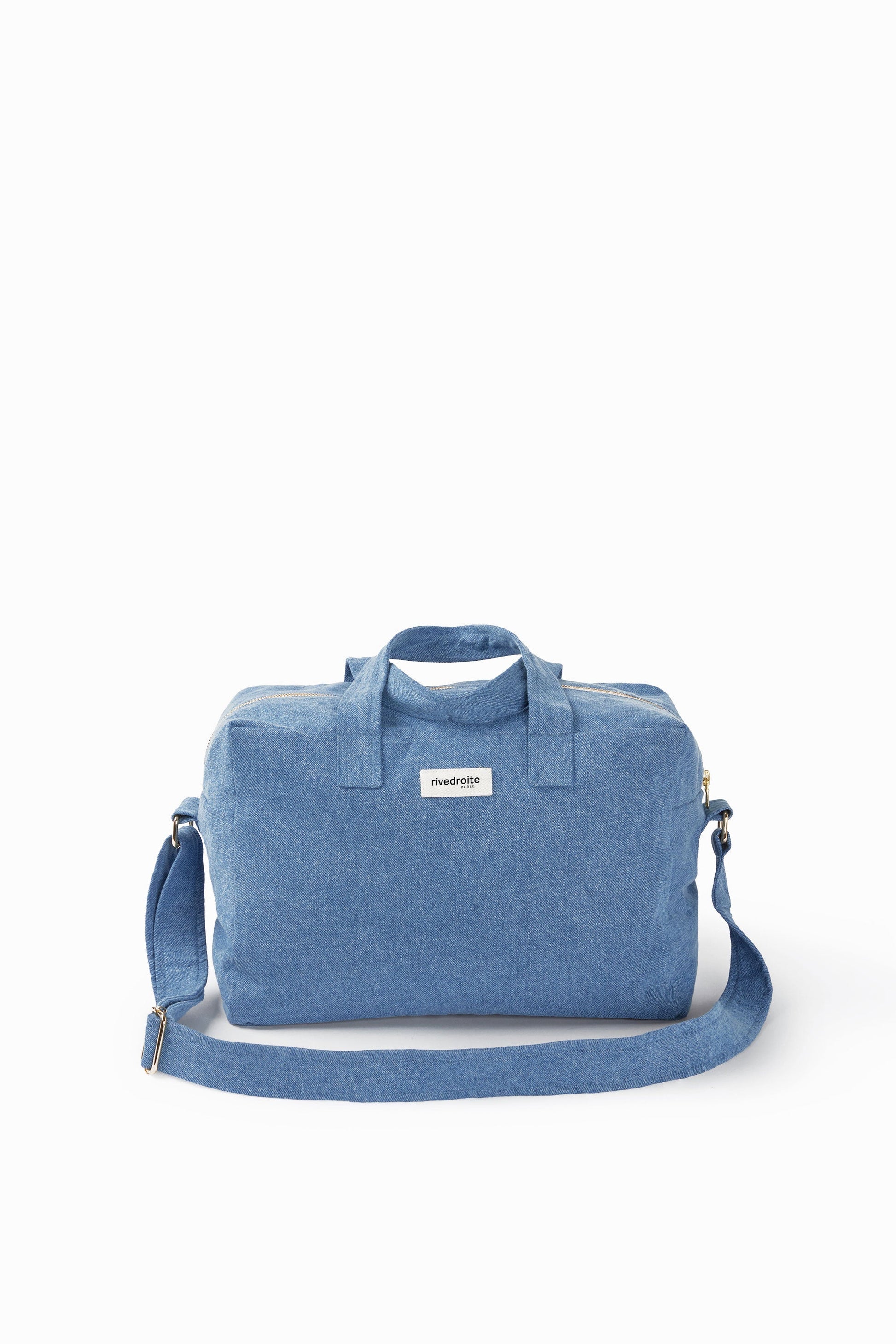Sac Sauval Rive Droite denim clair Stone washed - vue 4
