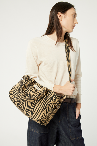 Sac Sauval Rive Droite imprimé zèbre - vue 2