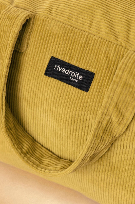 Sac Sauval Rive Droite velours Olive - vue 5