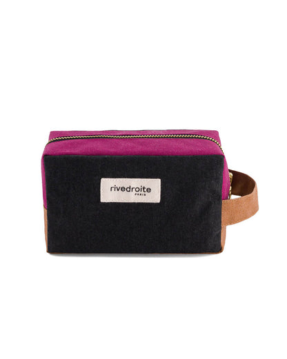 Trousse Tournelles XL Rive Droite coton ciré Brooklyn - vue principale