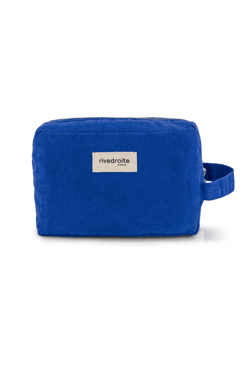 Trousse Tournelles XL Rive Droite sergé Venice Blue - vue principale