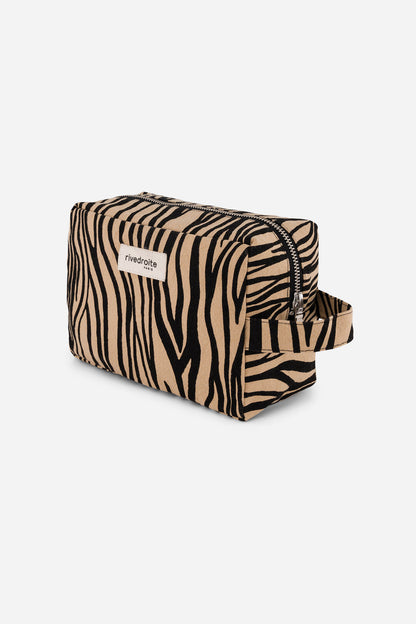 Trousse Tournelles XL Rive Droite imprimé zèbre - vue 2