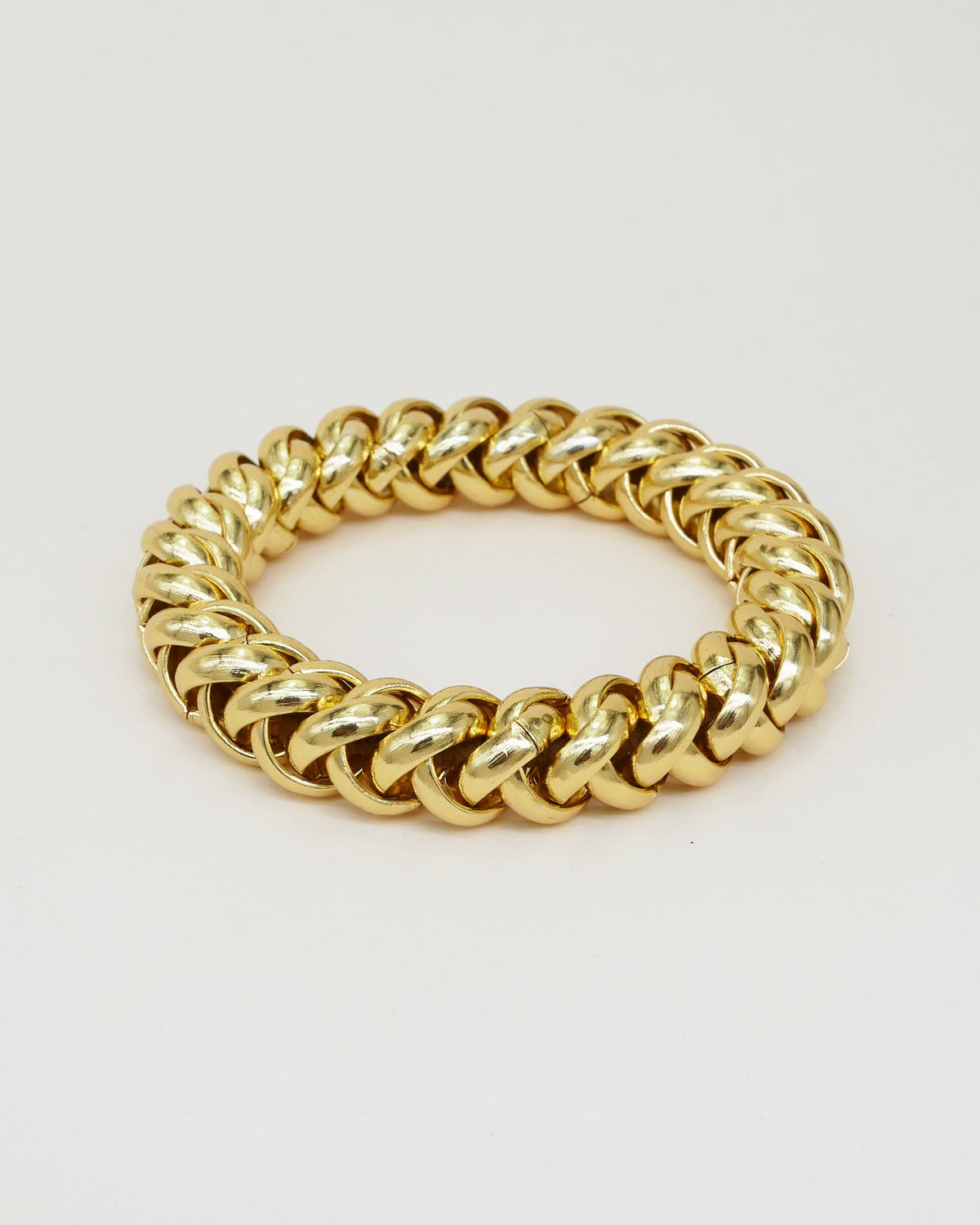 Bracelet-élastique Bichous Chaîne doré Scrunchie Is Back