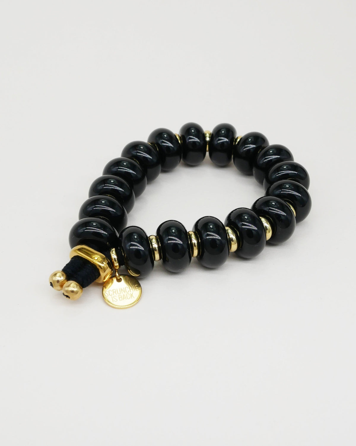 Élastique-bijou Bichous Donuts noir Scrunchie Is Back