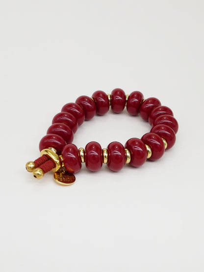 Élastique-bijou Bichous Donuts bordeaux Scrunchie Is Back