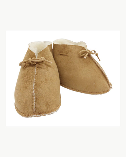Chaussons bébé Velour marron Yoko – packshot