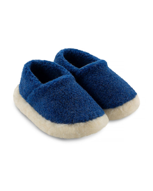 Chaussons Full bleu profond Yoko – packshot principal