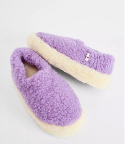 Chaussons Full lilas Yoko – vue produit