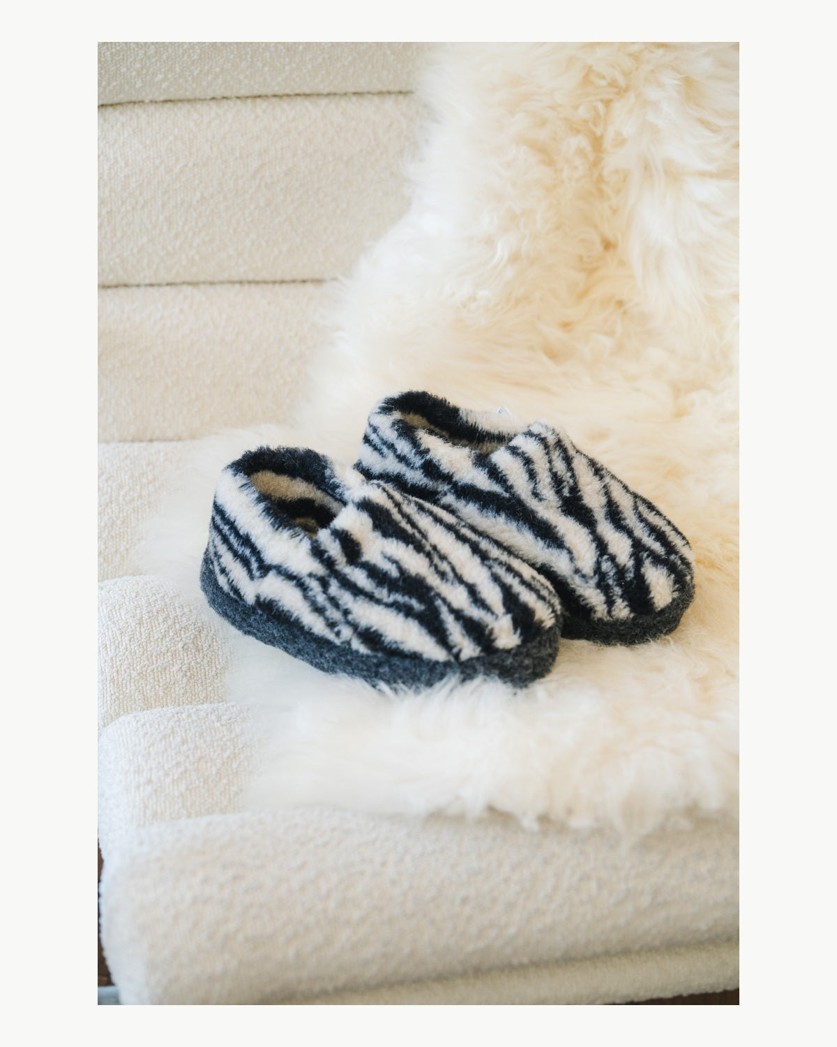 Chaussons Full Zebra Yoko – packshot