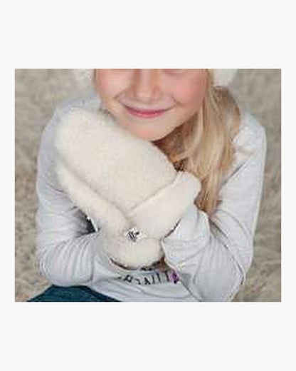 Moufles enfant Simple naturelles Yoko portées – photo officielle
