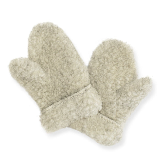 Moufles enfant Simple naturelles en laine Yoko – vue principale