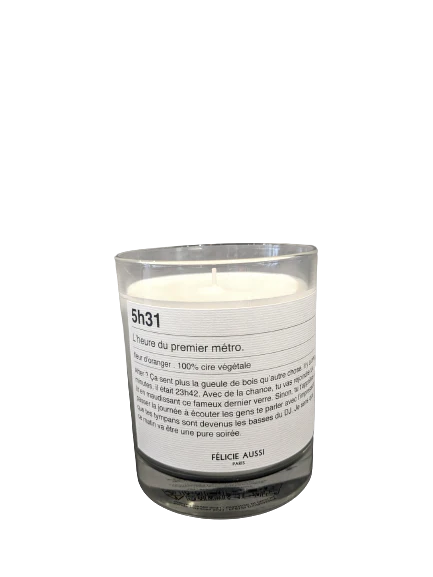 Bougie 5h31 – Fleur d'oranger