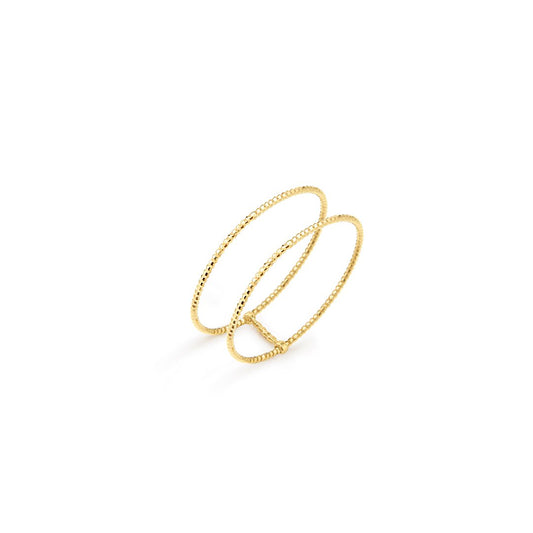 Bague Ode double phalange BDM Studio, packshot sur fond blanc
