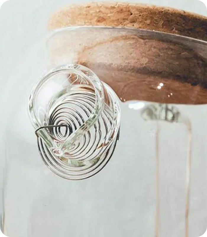 Théière verre soufflé
